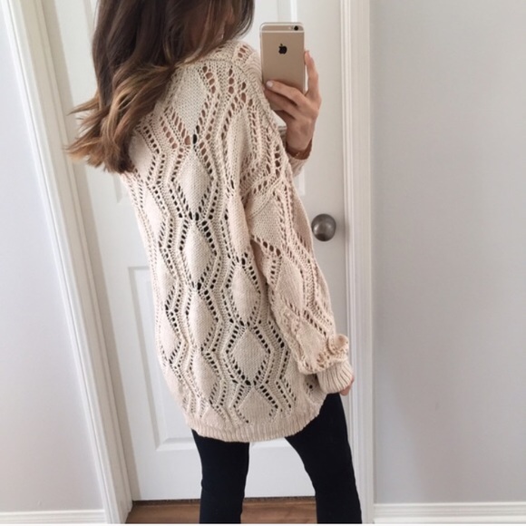 Ivory Decorative Knit Pullover - Picture 2 of 5